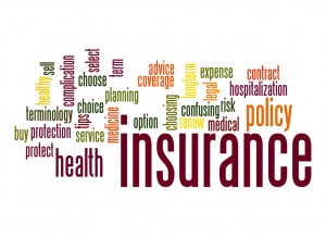 Insurance word cloud